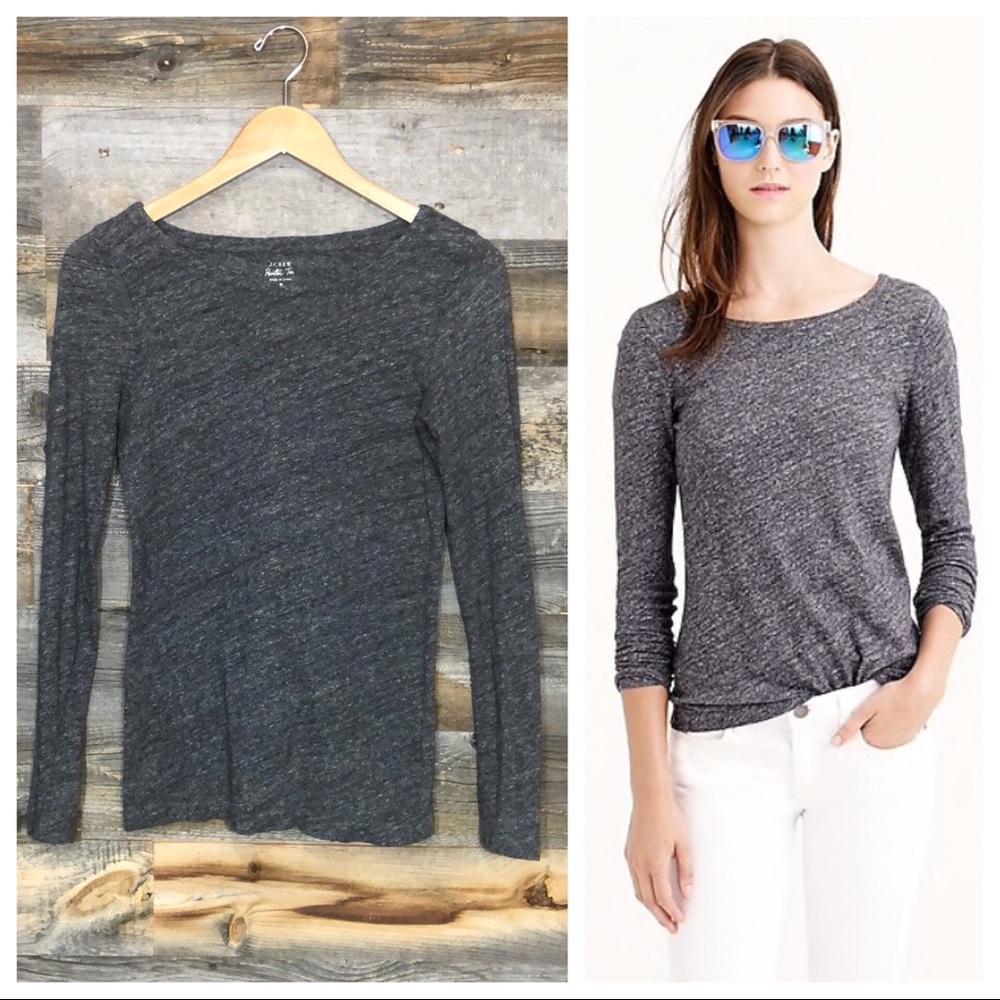 JCrew | Marled Long Sleeve Painter Tee | S